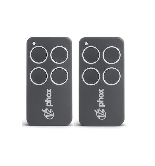 Dieffematic2 x V2 PHOX4 C.47 Remote Controls with Free Domobip Keychain