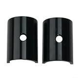 25,4 bis 31,8 mm, Aluminium-Legierung Vorbau-Reduzierstück, sichere Passform für Fahrradlenker-Upgrade (schwarz)