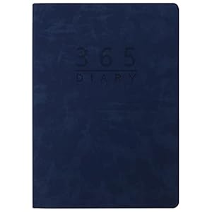 Yardwe A5 Schedule Notebook Business Plan Boek Jaarlijkse Kalender Boek Tijdbeheer Notebook Blauw Zacht Leer Praktische…