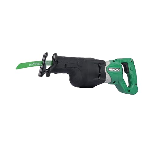 Image of HIKOKI CR13V2S9Z Corded Electric Reciprocating Saw With High Cutting Speed With Heavy-Duty Motor 1010W, 2800 Spm, 29 Mm, Variable Speed, Speed Selection, 3.3 Kg, Blade, Wrench, Carrying Case Included