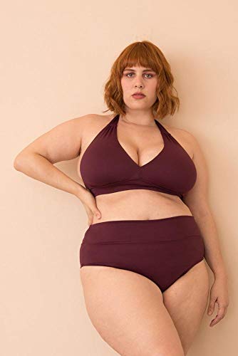 Parte de Baixo Sunkini Comfy Plus Size Vinho