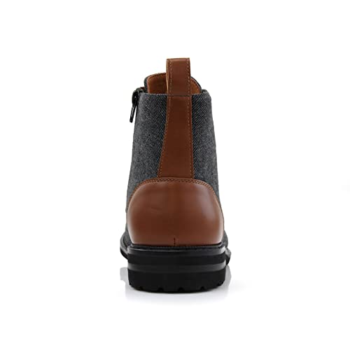 Image of Polar Fox Men's Ankle Dress Boots | Lace-up Casual Fashion Boot Collection | Cap Toe & Plain Toe Styles |