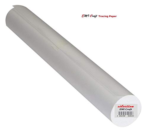 Miniatura 3 de Emi Craft Rollo De Boceto 40 G M , 33 Cm X 20 M, Transparente, 0,33 X 20 M, 40 45 G M