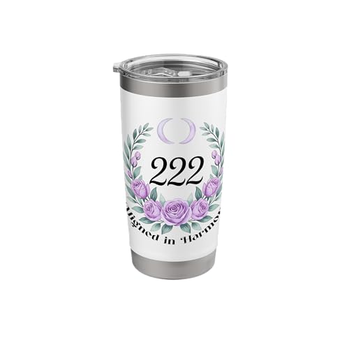 222 Angel Number Spiritual Astrology Numerology Stainless Steel Insulated Tumbler