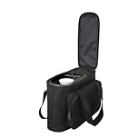 Hosrivae Oxford Fabric Single-Serve Coffee Machine Carry Case, Portable Design With Side Storage For Capsules And Tools, Perfect For Home Office Or Travel Convenience