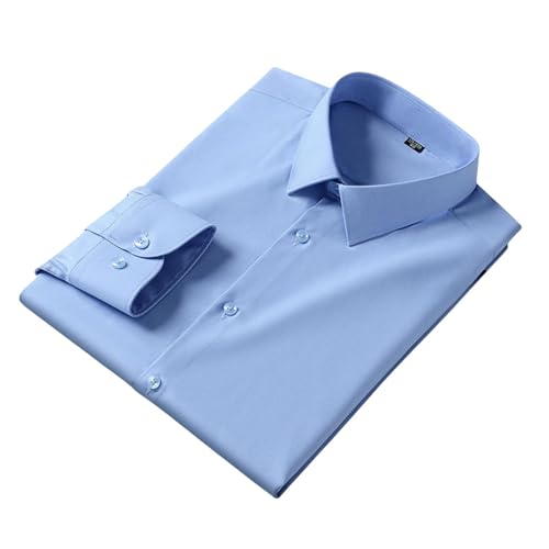 Camisa de negocios para hombre corte ajustado en algodón transpirable