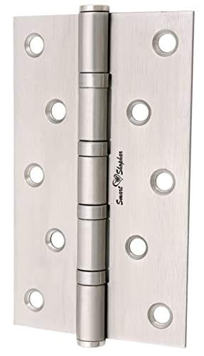 Image of Smart Shophar Stainless Steel Bearing Hinge 3X1X2 Inches, Pack of 1, Smooth and Durable for All Doors