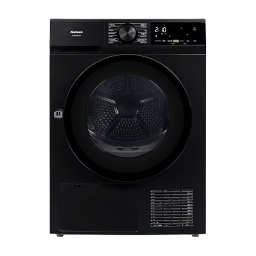 Corberó   Secadora Bomba de Calor Excellence | CSBCM850N | 8 kg | 84,5 x 60 x 59,5 cm | Motor Inverter | 5 Niveles de Secado | Purificación Luz UV | Tambor Inox | 65 dB | Negro | Clase C