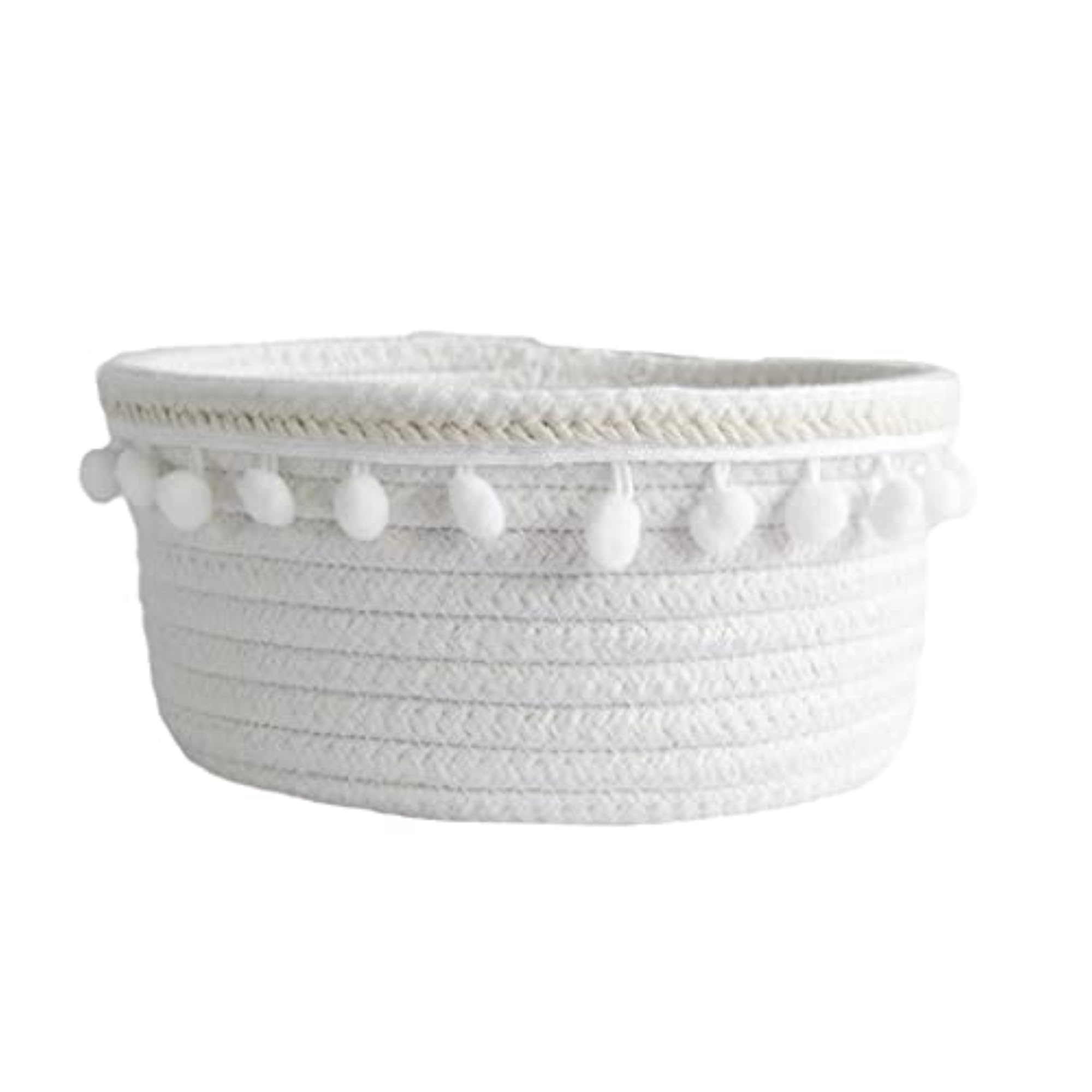Lovely Soft Storage Basket Woven Cotton Thread
