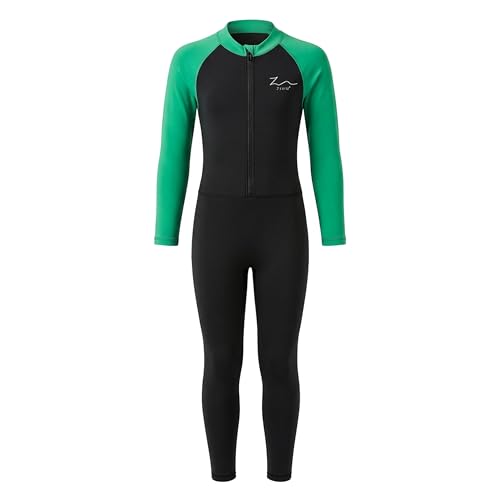Image of ZIUM Girls 4 Way Lycra Swimsuit Cum Diving Suit with Print & Plain Options