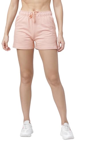 Image of Tokyo Talkies Women's Regular Fit Sports Shorts | Stretchable Shorts