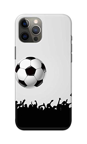 Image of Printed Hard Back Cover Case for Apple iPhone 13 Pro Back Cover (Football Icon) -1302