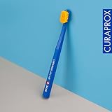 Curaprox CS 5460 Ultra Miękka Szczoteczka, Ciemnoniebieski-Żółty, Wyprodukowano w Szwajcarii