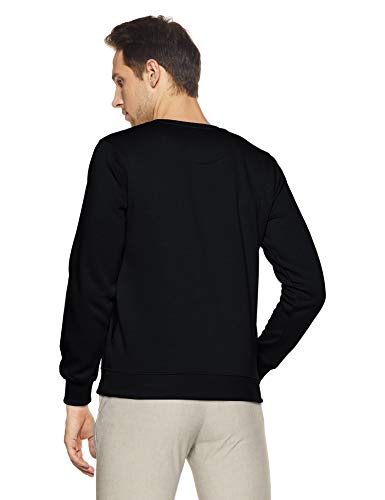 Qube By Fort Collins Men's Cotton Crew Neck Sweatshirt