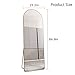 AnwickNomo Arched Floor Mirror, Full Length Mirror with Hanging Standing or Leaning, Full Body Mirror, 65