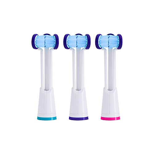 Compatible with Philips Sonicare® ONLY - Replacement Toothbrush Heads - Fits ONLY DiamondClean, Flexcare+, HealthyWhite+, 2 Series Plaque Control, 3 Series Gum Health (Extra Soft Bristles - 3 Pack)