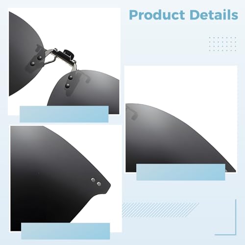 Flip-Up Polarized Sunglasses with Tac Metal Lenses, Uv400 Protection, Lightweight Design for Men and Women3