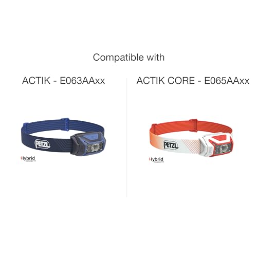 PETZL, Fascia Elastica Di Ricambio Per Tikkina®, Tikka® E Actik®, Elastisches Ersatzband Für Die Frontlampen, Reflektierendes Grau, Riflettente, Unisex Erwachsener