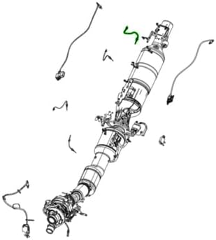 Mopar 68306262AB SENSOR EXHAUST TEMPERATURE
