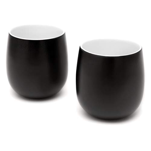 Black Minimal Coffee Cups 6 Oz.