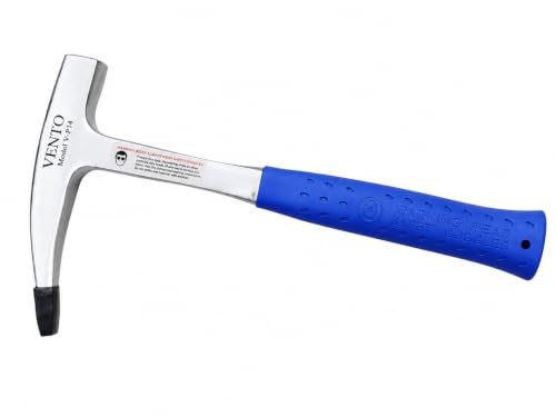 Image of Rock Pick Hammer 35 Oz 11.9 Inch Masonry Hammer With Skid Handle Geology Hammer Carbon Steel Mason Hammer With Pointed Tip Strong Impact Resistance Geological Hammer 2.2 Lb Brick Hammer By Jsi Survey