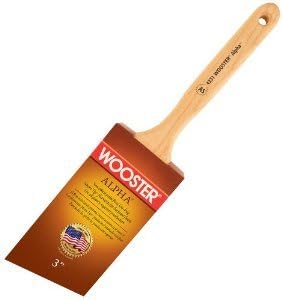 Wooster Alpha 3 in. W Angle Synthetic Blend Paint Brush