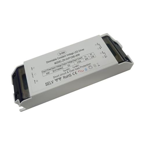 Pilote LED variable 0-10V 12V 40W sans scintillement pour ruban 220V