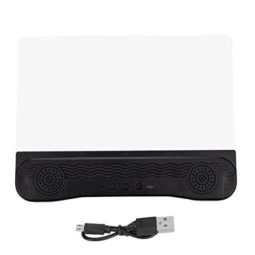 Lupa de pantalla de 12 pulgadas con altavoces duales para móvil 7