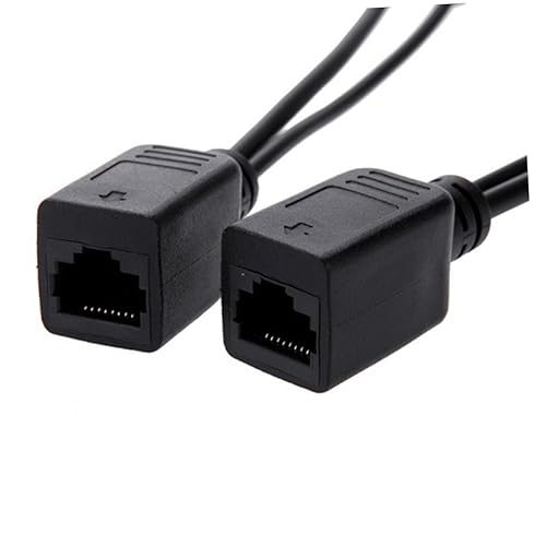 jojofuny 6pcs Poe Injector and Splitter Kit Dc Jack Poe Splitter for IP Cameras Routers Ethernet miniatura 4