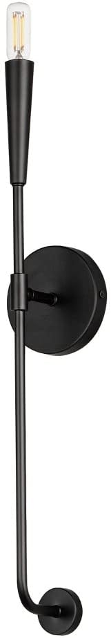 Maxim Vela - 1 Light Wall Sconce-24 Inches Tall and 5 Inches Wide-Black Finish