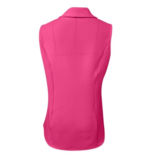 Blazers décontractés à revers à un bouton coupe ample pour femme moderne - 5