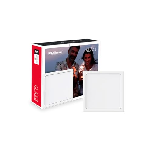 Image of Goldmedal Glazz 6W Square Ceiling Light | Recessed LED Downlight for False Ceiling |Cut Out :4.01 Inch |Downlight for Home,Hall,Room,Kitchen,Office,Shop |Cool Daylight(6500K)