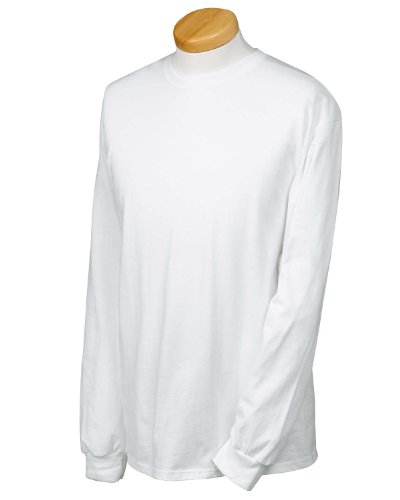 Image of Hanes Mens 6.1 oz. Tagless ComfortSoft Long-Sleeve T-Shirt (5586)