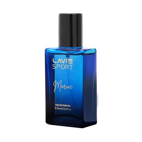 Image of Lavie Sport Marine | Long Lasting Perfume for Men | EDP 25ml | Lavender, Sandalwood, Mint, Jasmine, Musk, Amber, Oakmoss | Premium Unisex Fragrance