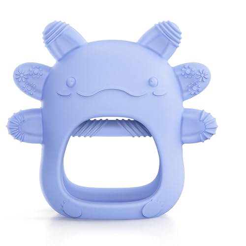 akolik Beißring Baby, Baby Spielzeug und Zahnungshilfe für 0 3 6 9 Monate, BPA-freies Beissring für Babys, Beißhandschuhe, Lebensmitteltaugliche Geschenke für Neugeborene