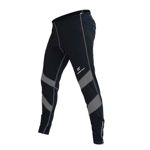 Coolmax - Pantalones de ciclismo para hombre, con material Roubaix altamente elástico y denso para viajes largos y cómodos en bicicleta, disponible en 5 patrones pegadizos, gris, XL Cover
