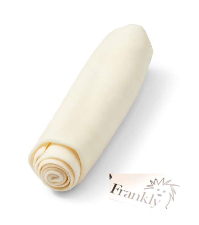 Image of Frankly Original Pet - Natural Flavored Mega Beef Roll for Dogs - High Protein Collegen Packed - Rawhide Free! - Made in The U.S.A. - 12 inch Roll (8358)