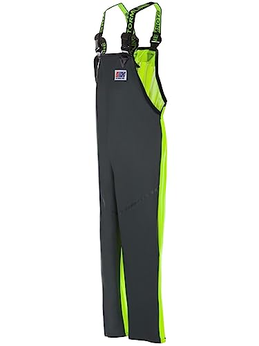 Stormline Stormtex-Air 652 Bib And Brace Pants (Large) Grey, Neon #TOP1
