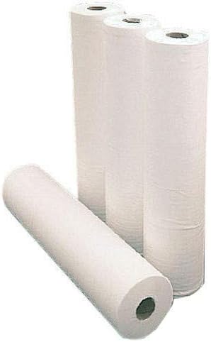 Trade White Couch Roll 20", 2 PLY Hygiene Roll-40 Meters Long (Pack of 4 Roll)