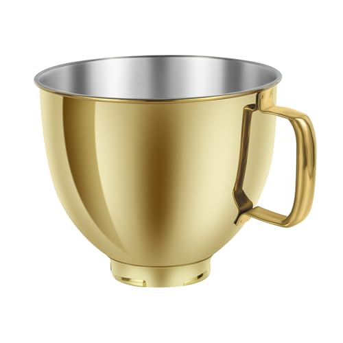 La mejor selección de kitchenaid artisan , tabla con los diez mejores. 41 Adwrparts - Tazón Mezclador de Acero Inoxidable de 5 Cuartos de Galón, Compatible con KitchenAid Artisan&Classic Series 4.5-5QT, Repuesto para Tazón