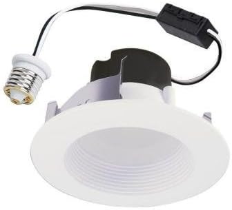 Halo LED Recessed RL460WH835 4-Inch White, Retrofit Module and Trim, 80 CRI, 3500K, by Halo Recessed