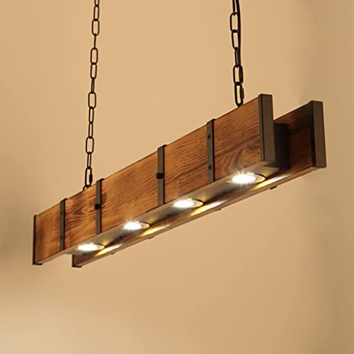 Bar et cuisine rétro avec ce lustre suspendu LED rustique