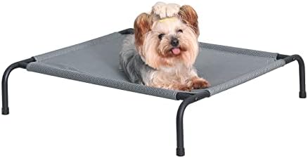 CZPET Cat Hammock Bed, Dog Beds for Small Dogs, Summer Elevated Cat Bed, Free-Standing Washable Breathable Mesh (Pet Bed)
