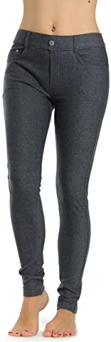 Image of Prolific Health Women's Jean Look Jeggings Tights Slimming Many Colors Spandex Leggings Pants Capri S-XXXL