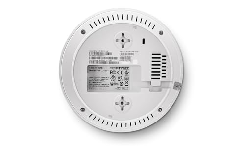 Fortinet FortiAP 221E | 802.11ac Wave 2 indoor wireless Access Point - dual radio, 4 internal Antennas, 1 x 10/100/1000 RJ45 port (FAP-221E-A)