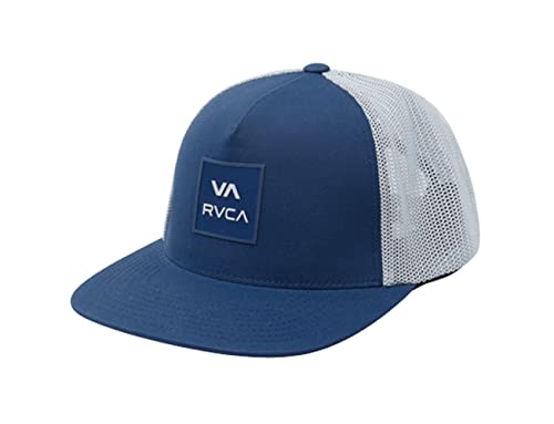 RVCA Men's Trucker Hat, Structured Hat with Stretch Mesh Back, Adjustable Snapback Closure