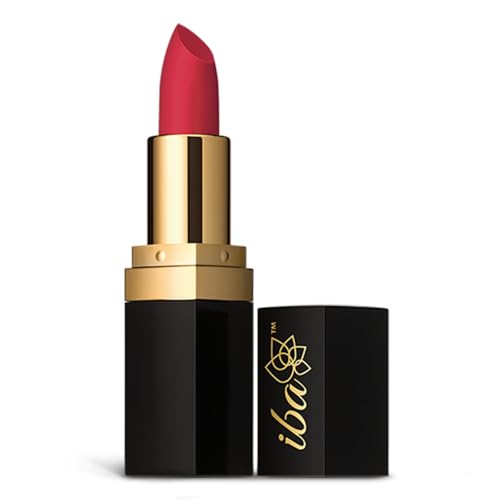 Image of Iba Long Stay Matte Lipstick for Women- M13 Pink Rose, 4g | Creamy Matte Finish & Smooth Texture | Long-Lasting | Hydrated Lips | Enriched with Vitamin E | Intense Colour & Highly Pigmented | Lip Makeup