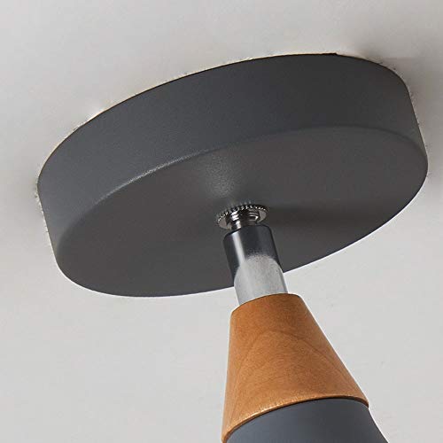 Lámpara de techo de madera para crear un salón idílico 8