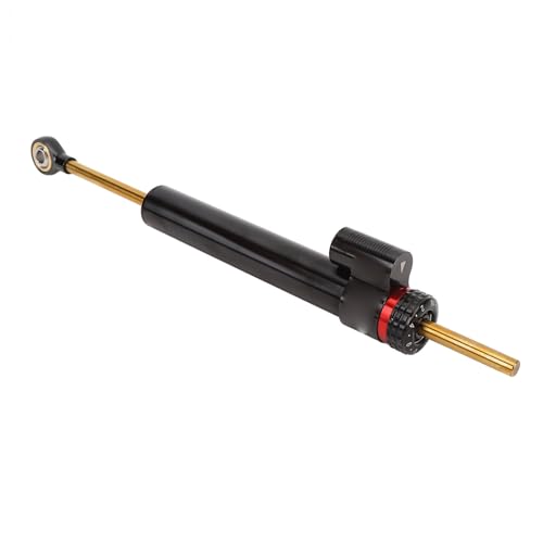 Amortisseur de direction de moto contre les vibrations stabilisateur alu 120 mm noir