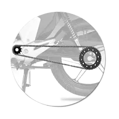 Kit Pop 100 (07 , 15) 35Z X 14Z Com Corrente 428H X 106L , Titanium (1045) , Riffel